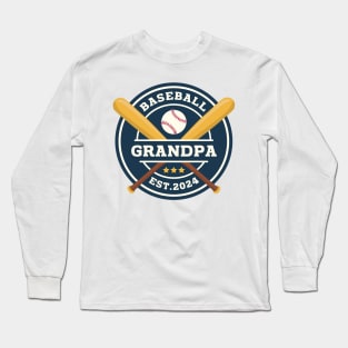 Baseball Grandpa Long Sleeve T-Shirt